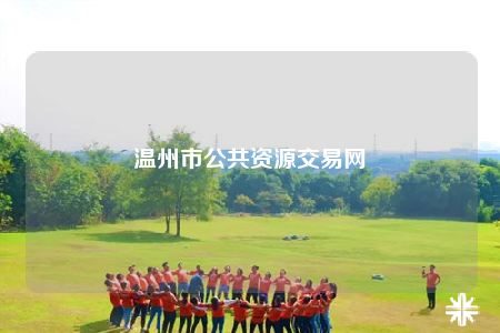 溫州市公共資源交易網(wǎng)