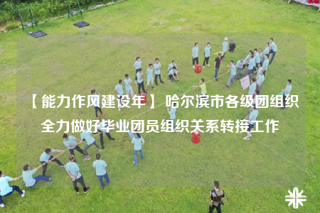 【能力作風(fēng)建設(shè)年】 哈爾濱市各級團組織全力做好畢業(yè)團員組織關(guān)系轉(zhuǎn)接工作