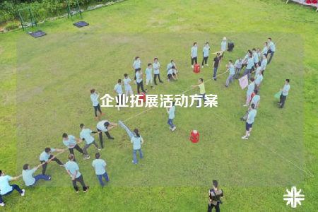 企業(yè)拓展活動方案