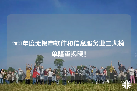 2021年度無(wú)錫市軟件和信息服務(wù)業(yè)三大榜單隆重揭曉！