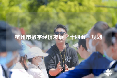 杭州市數(shù)字經(jīng)濟(jì)發(fā)展“十四五”規(guī)劃