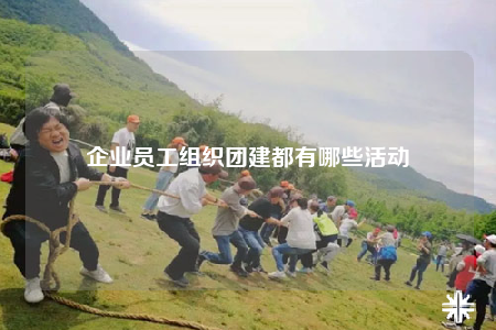 企業(yè)員工組織團建都有哪些活動