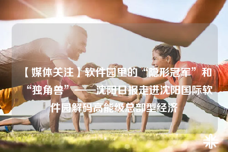 【媒體關(guān)注】軟件園里的“隱形冠軍”和“獨(dú)角獸”——沈陽(yáng)日?qǐng)?bào)走進(jìn)沈陽(yáng)國(guó)際軟件園解碼高能級(jí)總部型經(jīng)濟(jì)